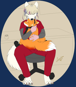 anthro bodily_fluids butt butt_slap chair choker choker_only clothing comforting crying cuddling doctor duo fangs female fur furniture gloves hand_holding handwear holding_another hospital jewelry larger_female male medical_gloves necklace necklace_only nude nude_female nude_male nurse nurse_clothing nurse_uniform on_chair on_knee on_lap orange_body orange_fur otk pawpads paws raised_tail reddened_butt restrained sitting sitting_on_another sitting_on_chair sitting_on_lap size_difference slap smaller_male spank_marks spank_marks_on_ass spanked_butt spanking tail tears teeth therapy uniform white_body white_fur lobadelaluna arctic_fox canid canine fox mammal true_fox absurd_res alpha_channel hi_res