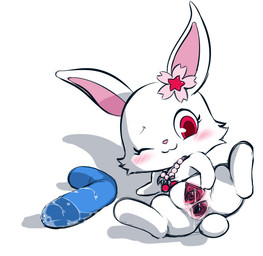 :3 anus blush bodily_fluids cherry dildo female flower food fruit fur gaping gaping_anus gaping_vagina genital_fluids genitals jewelry lying necklace on_back plant presenting presenting_anus presenting_vulva red_eyes semi-anthro sex_toy simple_background solo toony vaginal_fluids vulva white_background white_body white_fur unknown_artist jewelpet sanrio sega sega_fave ruby_(jewelpet) hare japanese_hare lagomorph leporid mammal