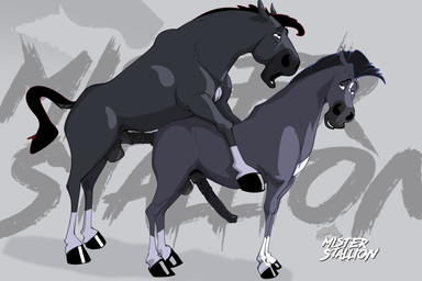 anal anal_penetration anal_tugging animal_genitalia animal_penis anus balls duo equine_anus equine_genitalia equine_penis erection feral feral_on_feral feral_penetrated feral_penetrating feral_penetrating_feral genitals hooves looking_pleasured male male/male male_penetrated male_penetrating male_penetrating_male orgasm_face orifice_tugging penetration penile penile_penetration penis penis_in_ass puffy_anus sex side_view toony misterstallion equid equine mammal hi_res