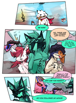 abs anthro asking asking_another asking_why beanie black_beanie black_clothing black_hat black_headwear blue_body blue_fur breasts brown_body brown_fur cape cheek_tuft clothing covering covering_breasts covering_self dialogue dog_food dog_treat eyes_closed facial_tuft female feral fur fur_tuft green_body green_fur green_speech_bubble group gun hair hat headgear headwear holding_gun holding_object holding_ranged_weapon holding_weapon looking_at_another male multicolored_body multicolored_fur nude nude_anthro nude_female nude_male open_mouth pecs pet_food pinata pink_body pink_fur pink_hair pink_speech_bubble ranged_weapon red_cape red_clothing red_sclera speech_bubble talking_to_another tan_speech_bubble text tongue tongue_out tuft weapon white_body white_fur sirkerner epic_games fortnite mythology andy_fangerson cerberus_(fortnite) kimiko_five-tails krypto meow_skulls alebrije animate_inanimate calico_cat canid canid_demon canine canis demon domestic_cat domestic_dog felid feline felis fox hellhound kryptonian living_pinata mammal mythological_canine mythological_creature wolf absurd_res comic english_text hi_res