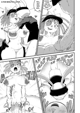 abdominal_bulge anthro areola big_areola big_breasts big_nipples big_penis bodily_fluids breasts clothed clothing dialogue doll drunk duo erect_nipples erection fast_food_uniform female female_penetrated forced genitals imminent_sex lactating male male/female male_penetrating male_penetrating_female nipples penetration penile penile_penetration penis penis_in_vagina penis_on_vulva rag_doll_(toy) rape sex speech_bubble substance_intoxication sweat sweaty_breasts sweaty_legs sweaty_thighs text underwear vaginal vaginal_penetration ruddyrzaq glitch_productions spudsy's the_amazing_digital_circus jax_(tadc) ragatha_(tadc) animate_inanimate humanoid lagomorph leporid living_doll mammal rabbit absurd_res comic english_text hi_res monochrome
