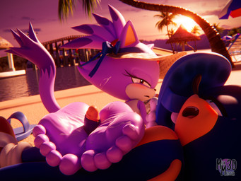 5_toes anthro blue_body bodily_fluids cum duo ejaculation feet female foot_fetish foot_play footjob genital_fluids genitals male outside penile penis purple_body sex soles toes milkmeister3d sega sonic_the_hedgehog_(series) blaze_the_cat sonic_the_hedgehog domestic_cat eulipotyphlan felid feline felis hedgehog mammal 3d_(artwork) 4:3 absurd_res digital_media_(artwork) hi_res