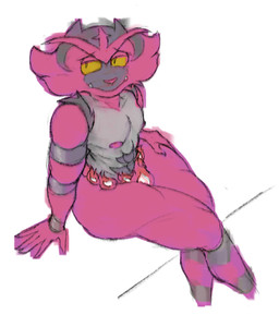 abs anthro athletic athletic_anthro athletic_female breasts crossed_legs fangs female fire fur hand_on_hip high-angle_view huge_hips narrowed_eyes nipples red_body red_fur simple_background sitting small_breasts solo teeth thick_thighs white_background wide_hips yellow_sclera dorkass nintendo pokemon felid feline generation_7_pokemon incineroar mammal pokemon_(species) 2022 colored_sketch digital_drawing_(artwork) digital_media_(artwork) krita_(artwork) sketch
