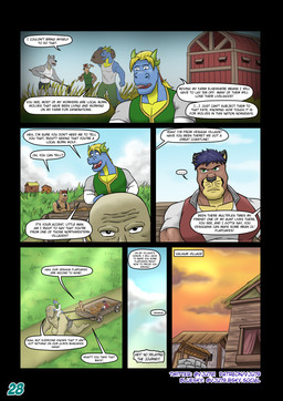 anthro bag building carriage carrying_another carrying_bag clothing dialogue dusk ellipsis farmer farming group grumpy hoe holding_hoe holding_object holding_tool horn house male outside page_number rake riding_on_shoulder road sad shoulder_carry sitting six_frame_image sky speech_bubble text time_lapse tools topwear vest well whiskers vju79 bluesky_(social_media) mythology twitter cobby_(vju79) zudrec_(vju79) canid canine canis cougar dragon felid feline humanoid mammal mythological_creature mythological_scalie orc scalie wingless_dragon wolf comic english_text hi_res multiple_scenes url