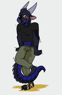anthro barefoot black_body black_clothing black_scales black_shirt black_topwear blue_body blue_eyes blue_scales bodily_fluids bottomwear claws clothing desperation embarrassed embarrassed_expression embarrassed_horny facial_scar feet fist genital_fluids green_bottomwear green_clothing green_pants horn humiliation humiliation_fetish looking_at_viewer male male_peeing omorashi pants pants_wetting peeing peeing_on_foot peeing_on_ground peeing_on_leg peeing_on_self peeing_through peeing_through_clothing peeing_through_pants relieved scales scar secretly_horny secretly_loves_it shaking shirt simple_background solo stained_clothing stained_pants standing tail topwear urine urine_drip urine_on_foot urine_on_ground urine_on_leg urine_on_self urine_pool urine_stain urine_stream urine_through_clothing vibrating watersports wet wet_bottomwear wet_clothing wet_pants wetting wetting_bottomwear white_background yellow_urine spikedcollar_(artist) mythology orion_(professionalfeisty52) dragon mythological_creature mythological_scalie reptile scalie hi_res