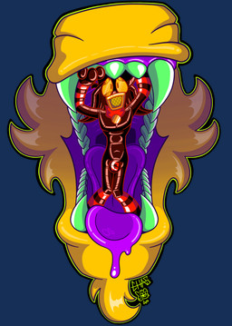 anthro bdsm bodily_fluids bulge facial_hair feral fluffy gas_mask gimp_suit goatee male mask mouth_shot null_bulge open_mouth oral_vore saliva saliva_on_tongue struggling vore jeremythegrox mythology alien dragon mythological_creature mythological_scalie scalie alpha_channel hi_res