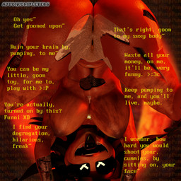 anus black_hair breasts clothing corpse disguise female genitals gooning_edit hair humiliation looking_at_viewer machine masturbation_encouragement nightmare_fuel skinsuit solo text tight_clothing tongue tongue_out vulva x_eyes addoncomplete86 samzan_(modeler) glitch_productions murder_drones cyn_(murder_drones) tessa_(murder_drones) humanoid robot robot_humanoid worker_drone 1:1 3d_(artwork) digital_media_(artwork) english_text hi_res