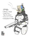 breasts cigarette circuit_board double_barrel_shotgun featureless_breasts featureless_crotch female for_a_head gun holding_object holding_weapon machine processor ranged_weapon router shotgun smoke solo standing text weapon wide_hips oatmegaplus android humanoid living_machine robot 2020 absurd_res colored digital_drawing_(artwork) digital_media_(artwork) english_text hi_res