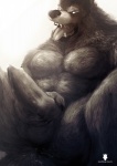 2013 animal_genitalia balls big_penis black_nose canine canine_penis claws erection knot male mammal masturbation pecs penis precum solo spread_legs spreading tongue tongue_out werethrope wolf
Rating: Explicit
Score: 7
User: furmann
Date: April 20, 2014