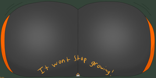 big_breasts big_butt black_bottomwear black_clothing black_shorts bottomwear breasts butt butt_expansion clothing dialogue expansion eyebrows eyes_closed female front_view green_background hair huge_butt humanoid_pointy_ears hyper hyper_butt immobile lying motion_lines nipple_outline not_furry on_front open_mouth orange_eyebrows orange_hair pointy_ears pseudo_hair red_mouth shirt shorts simple_background solo swelling tan_body tan_ears tan_skin tentacle_hair tentacles text tight_clothing topwear white_clothing white_shirt white_topwear reathe nintendo splatoon kaori_(splatoon) animal_humanoid aquatic aquatic_humanoid cephalopod cephalopod_humanoid humanoid inkling mollusk mollusk_humanoid 2023 2:1 absurd_res colored digital_media_(artwork) english_text hi_res shaded signature