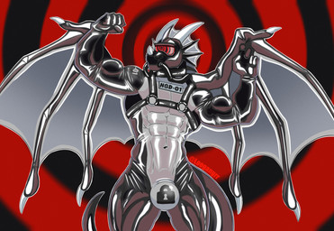 black_body claws clothing dorsal_fin dorsal_frill drone ear_fins fin frill_(anatomy) goo_suit goo_transformation grey_body horn hypnosis hypnotic_visor identification latex latex_clothing latex_skinsuit latex_transformation lock_bulge lock_symbol male mask mind_control multicolored_body null_bulge skinsuit spines takeover tight_clothing transformation wings logan_(loogangrr) mythology negadrake sol_(drgnsol) dragon mythological_creature mythological_scalie scalie 2025 hi_res