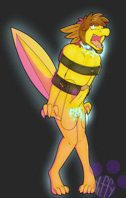 anthro ballbusting balls bdsm biped bondage bound cock_and_ball_torture collar electrocution electrostimulation erection external_gills genital_torture genitals gills humanoid_genitalia humanoid_penis male pain penis screaming shock_collar simple_background solo standing submissive submissive_male torture yellow_balls yiffy1234 amphibian aquatic axolotl mole_salamander salamander absurd_res hi_res