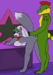 alternate_species anal anal_fingering anthro anthrofied breasts duo female fingering fur furrification genitals green_body grey_body grey_fur male male/female penetration pussy tail tail_grab thumb_in_ass vaginal vaginal_penetration phelpsfilchat five_nights_at_freddy's five_nights_at_freddy's:_security_breach scottgames steel_wool_studios montgomery_gator roxanne_wolf alligator alligatorid canid canine canis crocodilian mammal reptile scalie wolf 2022 hi_res