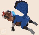 all_fours anal anal_penetration anthro anus balls beak beak_fetish beak_fuck beak_play beak_sex big_penis blush bodily_fluids clothing cum cum_drip cum_from_ass cum_in_ass cum_inside dripping duo eye_roll feathers footwear footwear_only genital_fluids genitals legs_up looking_pleasured lying male male/male male_rimming_male masturbating_while_penetrated masturbation mostly_nude on_back oral penetration penile penile_masturbation penis precum precum_while_penetrated raised_tail rimming saliva saliva_drip sex size_difference small_but_hung smaller_penetrated snout_fuck socks socks_only sweat tail tail_feathers satsui-n0-had0u guardians_of_the_galaxy marvel marvel_rivals metta rocket_raccoon avian bird blue_bunting mammal procyonid raccoon 2025 hi_res