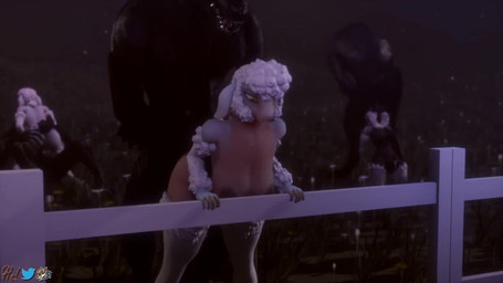 all_fours animal_genitalia animal_penis anthro anthro_on_anthro anthro_on_bottom anthro_on_top anthro_penetrated anthro_penetrating anthro_penetrating_anthro areola balls big_breasts black_body bouncing_balls bouncing_breasts bouncing_butt breasts butt butt_grab canine_genitalia canine_penis cowgirl_position doggystyle duo_focus erection face_fucking fellatio female female_on_top female_penetrated fence from_behind_position from_front_position fur genitals group group_sex hair hand_on_butt irrumatio knot larger_anthro larger_male male male/female male_on_bottom male_penetrating male_penetrating_female moan nipples nude on_bottom on_top open_mouth oral oral_penetration penetration penile penile_penetration penis penis_in_mouth penis_in_vagina predator/prey predator_penetrating_prey sex size_difference smaller_anthro standing standing_sex vaginal vaginal_penetration vulva white_body white_fur hel sound_warning warfaremachine_(modeler) bethesda_game_studios microsoft mythology skyrim the_elder_scrolls sarah_(rookieanimator210) skyrim_werewolf warfare_goat bovid canid canine caprine goat mammal mythological_canine mythological_creature sheep werecanid werecanine werecreature werewolf 16:9 3d_(artwork) 3d_animation animated digital_media_(artwork) short_playtime sound video widescreen