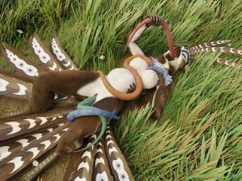 ambiguous_gender anal anal_vore anthro anthro_pred belly big_belly breasts brown_body brown_fur clitoris female female_pred feral feral_prey fur genitals group humanoid_genitalia humanoid_vulva multiple_prey oral_vore unbirthing vaginal vore vulva white_body white_fur fsa aura_(fsa) avian bird reptile scalie snake 3d_(artwork) 4:3 blender_(artwork) blender_cycles_(artwork) digital_media_(artwork) hi_res