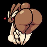 ambiguous_gender bent_over big_butt black_sclera butt butt_focus heart_symbol huge_butt looking_back nude one_eye_closed open_mouth presenting presenting_hindquarters red_eyes simple_background solo thick_thighs transparent_background wink nsfwoaf nintendo pokemon generation_4_pokemon lopunny pokemon_(species) 1:1 2019 alpha_channel digital_media_(artwork) pixel_(artwork)