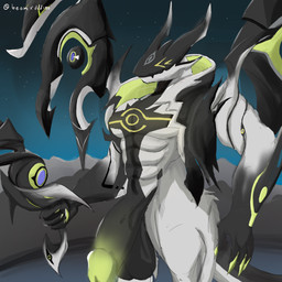 anthro big_penis genitals horn male melee_weapon night penis solo sword tail weapon wings beemxddd100 arena_of_valor mythology maloch demon dragon mythological_creature mythological_scalie scalie hi_res