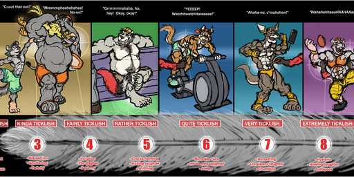 4_toes abs anthro armor beak beard biceps biped black_body black_clothing black_footwear black_fur black_pawpads black_shoes black_tail_tuft body_hair book bottomwear brown_body brown_bottomwear brown_clothing brown_fur brown_pants brown_tail_tuft brush buckteeth bulge carrying_another cattail_(plant) chest_hair claws clothing construction_worker dialogue dipstick_tail exercise_equipment eyewear facial_hair feathers feet footwear fur glasses green_bottomwear green_clothing green_footwear green_hat green_headwear green_shoes grey_body grey_fur group hair hard_hat hat headgear headwear helmet holding_brush holding_feather holding_object holding_paintbrush laugh librarian lifeguard loose_feather male male/male markings multicolored_body multicolored_fur musclegut muscular muscular_anthro muscular_male navel open_mouth open_smile orange_beak orange_body orange_bottomwear orange_clothing orange_fur orange_hair paintbrush pants pawpads pecs pink_pawpads proboscis_(anatomy) red_body red_fur red_loose_feather restraints selfie_pose shirtless_anthro shirtless_male shoes sitting smile spots spotted_body spotted_fur standing stocks striped_body striped_fur stripes tail tail_feathers tail_markings tail_tickle tail_tuft teeth text tickle_fetish tickle_torture tickling tickling_armpits tickling_feet tickling_legs tickling_navel tickling_nose tickling_thighs toe_claws toes tongue trunk_(anatomy) tuft white_body white_fur white_loose_feather white_tail_tip yellow_body yellow_feathers yellow_fur kctk abraham_clarence_deleon darius_(kctk) kyle_(kctk) avian bear bird canid canine canis cheetah chinchilla chinchillid coyote elephant elephantid felid feline fox hybrid kangaroo liger macropod mammal marsupial murid murine pantherine polar_bear proboscidean rat rodent stork tiger ursine english_text hi_res