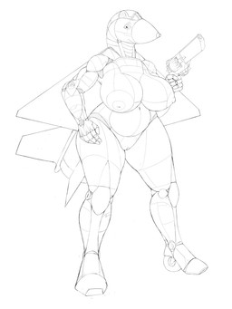 aircraft airplane anthro areola back_wings big_breasts biped breasts cockpit curvy_figure female female_anthro genitals gun handgun holding_gun holding_object holding_ranged_weapon holding_weapon jet jet_engine looking_at_viewer machine metallic_body nipples not_furry nude nude_anthro nude_female pose ranged_weapon revolver simple_background solo standing tail tasteful_nudity thick_thighs three-quarter_view vehicle voluptuous vulva weapon wheel wheel_feet white_background wide_hips wings ndragon3 aeromorph living_aircraft living_machine living_vehicle robot 3:4 black_and_white digital_drawing_(artwork) digital_media_(artwork) full-length_portrait hi_res line_art monochrome portrait