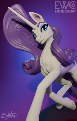 elegant elements_of_harmony ewc_workshop female female_feral feral figurine horn kindness quadruped sculpture solo statue sunny_way friendship_is_magic hasbro my_little_pony mythology rarity_(mlp) equid equine mammal mythological_creature mythological_equine unicorn 3d_(artwork) 3d_model_showcase absurd_res digital_media_(artwork) hi_res zbrush_(artwork)