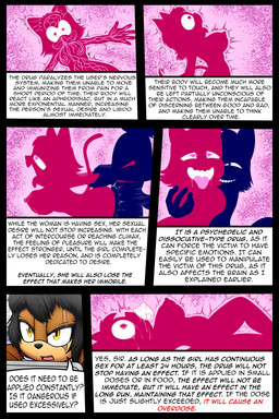 anthro black_nose breasts dialogue eye_scar facial_scar female male male/female open_mouth scar sex tail text tongue tongue_out dexstar domestic_cat felid feline felis mammal 2:3 comic digital_media_(artwork) english_text hi_res