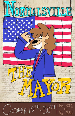 american_flag anthro blue_bottomwear blue_clothing blue_pants blue_suit blue_topwear bottomwear brown_hair clothing constitution eye_through_hair fur gesture hair looking_back male necktie pants politics red_necktie salute shirt side_view smile solo suit tan_body tan_fur teeth text topwear translucent translucent_hair united_states_of_america white_clothing white_shirt white_topwear freoncat normalsville harrod_(normalsville) canid canine canis domestic_dog mammal poodle 2025 colored digital_drawing_(artwork) digital_media_(artwork) english_text portrait promotional_material three-quarter_portrait