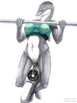 anthro athletic athletic_anthro athletic_female athletic_wear blue_eyes bodily_fluids bottomless bottomless_female bra clothed clothing countershade_face countershade_torso countershading exercise exercise_clothing exercise_equipment female glistening grey_body kegel_weight looking_at_viewer navel nipple_piercing nipple_ring nipples penetration piercing plug_(sex_toy) pull-up_(exercise) ring_piercing sex_toy sex_toy_in_pussy sex_toy_insertion sexercise simple_background solo sports_bra sweat text translucent translucent_clothing underwear vaginal vaginal_penetration vaginal_plug weightlifting weights white_background white_body workout adleisio bottlenose_dolphin cetacean dolphin mammal marine oceanic_dolphin toothed_whale 2020 english_text hi_res signature