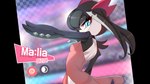 alternate_species black_hair blue_eyes breasts clothed clothing dress female hair not_furry pink_clothing pink_dress solo white_body drunk_oak nintendo pokemon marnie_(pokemon) generation_3_pokemon humanoid kirlia pokemon_(species) 16:9 2022 4k absurd_res hi_res widescreen