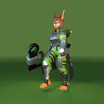 5_toes anthro armor axe brown_body brown_fur brown_hair clothed clothing feet female fingerless_gloves fur gloves green_background hair handwear holding_object holding_weapon humanoid_feet plantigrade simple_background stirrup_footwear toes walk_cycle walking weapon palurdas_arts dog_knight_rpg rory_(ceehaz) canid canine canis dobermann domestic_dog mammal pinscher 1:1 3d_(artwork) 3d_animation animated digital_media_(artwork) no_sound short_playtime webm