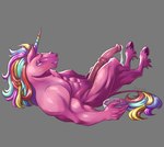 abs animal_genitalia animal_penis anthro big_penis bodily_fluids cereal cereal_bowl cereal_mascot cum cum_drip cum_on_penis dripping ejaculation equine_genitalia equine_penis erection food fur genital_fluids genitals hair horn looking_at_viewer looking_back male multicolored_hair multicolored_tail muscular muscular_anthro muscular_male nude nude_anthro nude_male penis pink_body pink_fur rainbow_hair rainbow_tail solo tail unicorn_horn tinyghostly epic_games fortnite mythology fabio_sparklemane equid equine mammal mythological_creature mythological_equine unicorn hi_res