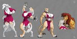 after_transformation anthro breasts claws clothing duo female fur kissing male male/female nipples species_transformation torn_clothing transformation transformation_sequence white_body blacktigerr canid canine canis collie domestic_dog felid herding_dog lion mammal pantherine pastoral_dog sheepdog hi_res