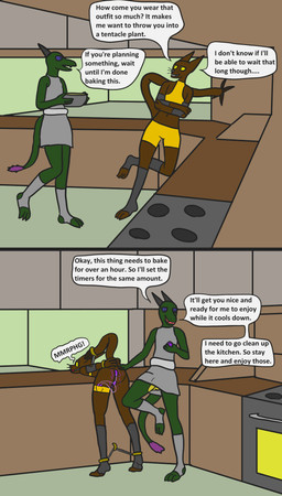 anal anal_penetration ankle_cuffs anthro ball_gag bottomwear clothing cuff_(restraint) duo female flat_chested footwear gag green_body handcuffs imminent_sex kitchen male male/female metal_cuffs object_in_ass penetration questionable_consent restraints sex_toy sex_toy_in_ass sex_toy_in_vagina sex_toy_insertion skirt socks stirrup_socks tail tail_hand text unusual_anatomy unusual_tail vaginal vaginal_penetration vibrator vibrator_in_ass vibrator_in_vagina trinitite mythology alban_(trinitite) tory_(trinitite) ahuizotl dragon mythological_creature mythological_scalie scalie comic english_text hi_res