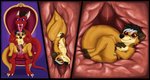 animal_genitalia animal_penis anthro canine_genitalia canine_penis duo genitals knot male male/male oral_vore penis same_size_vore soft_vore tail vore tolder mythology dragon herpestid mammal meerkat mythological_creature mythological_scalie scalie