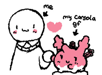 :3 :> ambiguous/ambiguous ambiguous_feral ambiguous_gender ambiguous_human bald black_eyes black_text blush blush_lines closed_smile directional_arrow duo eyelashes featureless_hands feral hand_holding heart_symbol interspecies mouth_closed noseless pink_blush pokephilia romantic romantic_couple simple_background simple_eyes smile spikes spikes_(anatomy) squigglevision text white_background ligma_(artist) nintendo pokemon anthozoan cnidarian coral corsola generation_2_pokemon human mammal marine pokemon_(species) 2025 animated digital_media_(artwork) english_text flat_colors handwritten_text low_res wigglypaint_(artwork)