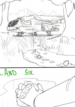 anthro egg herm intersex male maleherm oviposition pregnant solo spacecraft vehicle topazknight red_(topazknight) comic hi_res