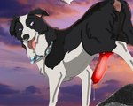 anatomically_correct animal_genitalia animal_penis anus balls bodily_fluids canine_genitalia canine_penis collar cum cum_drip dripping erection feral genital_fluids genitals knot male penis solo holidaypup border_collie canid canine canis collie domestic_dog herding_dog mammal pastoral_dog sheepdog 2021