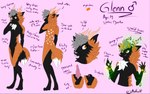 animal_genitalia anthro antlers balls blep chest_tuft clothing erection femboy flaccid flower fluffy fluffy_tail genitals horn knot magic male nude orange_eyes pawpads penis plant power powers sheath short short_tail small_penis solo speckled_pattern spots tail text tongue tongue_out tuft tulip_(flower) anfani_(artist) glenn_(the_crimson_heart) canid canine cross_fox deer fox hybrid mammal red_fox true_fox 16:10 english_text model_sheet widescreen nonbinary_(lore)