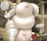 air_pump anthro barn belly belly_expansion belly_inflation big_belly big_breasts bloated bodily_fluids bodily_noises bottomwear bow_(feature) bow_accessory breast_expansion breasts breasts_and_teats butt butt_expansion close_to_bursting clothing dialogue different_sound_effects duo expansion farm female gloves hair handwear heart_after_text heart_symbol hissing horn hose hose_inflation huge_belly huge_breasts hyper inflation inner_monologue lactating legwear male male/female mature_anthro mature_female milk navel nipple_bow nipple_tie nipples onomatopoeia pants pointy_speech_bubble psssh ribbons shirt size_difference slosh sloshing_breasts sloshing_udders sound_effects species_in_dialogue speech_bubble stockings teats text text_with_heart thought_bubble tongue tongue_out topwear udder_lactation udders veiny_udders vowelless vowelless_sound_effect wood blackfox85 gin_(blackfox85) reba_(blackfox85) bovid bovine canid canine cattle fox mammal absurd_res digital_media_(artwork) english_text hi_res