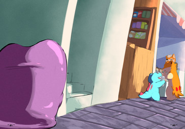 male speech_bubble text darrow0 nintendo pokemon kuro_(darrow) pol_(darrow) yuel ditto_(pokemon) generation_1_pokemon generation_2_pokemon pokemon_(species) quilava totodile comic english_text hi_res
