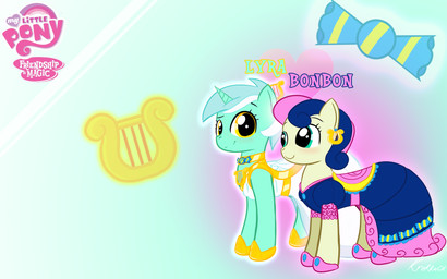 candy clothed clothed_feral clothing dessert dress duo female feral food fully_clothed fully_clothed_feral harp horn musical_instrument plucked_string_instrument romantic romantic_couple simple_background string_instrument krekka01 friendship_is_magic hasbro my_little_pony mythology bonbon_(mlp) lyra_heartstrings_(mlp) earth_pony equid equine horse mammal mythological_creature mythological_equine pony unicorn 16:10 hi_res wallpaper widescreen