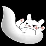 anus butt feral lidded_eyes presenting presenting_hindquarters simple_animation simple_background tongue transparent_background white_body x_anus resachii bongo_cat rain_world videocult slugcat alpha_channel animated low_res meme