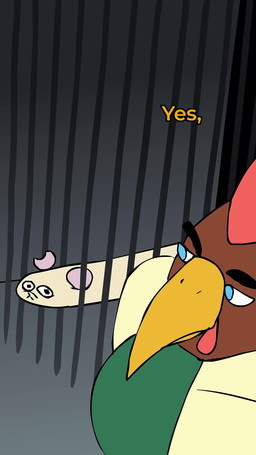 5_fingers :3 anal_prolapse anthro anus apron avian_caruncle beak biped black_body black_eyebrows black_eyes black_fur black_markings black_nose blue_clothing blue_eyes blue_shirt blue_topwear brown_body brown_feathers brush closed_smile clothed clothed_anthro clothed_female clothed_male clothing color_coded_text comb_(brush) confusion dewlap_(anatomy) ellipsis eyebrows facepalm feathers female female_anthro fingers fur furgonomic_headwear furgonomics green_ascot green_text grey_body grey_fur group hairbrush horrified humor inside larger_anthro larger_male lawyer male male_anthro markings mouth_closed notched_ear notebook orange_beak pink_inner_ear prison prolapse raccoon_tail raised_eyebrows round_ears shirt size_difference smaller_anthro smaller_female smaller_male smile species_confusion striped_markings striped_tail stripes tail tail_markings tan_body tan_fur text toilet topwear upside_down wattle writing_text wrong_name yellow_apron yellow_clothing shoocharu derektness ironingboarddm mace_of_hearts thegreat_andini legends_of_avantris root_(game) bitsy_(legends_of_avantris) booker_(legends_of_avantris) jean_claude_(legends_of_avantris) avian bat bird chicken galliform mammal mouse murid murine phasianid procyonid raccoon rodent 2025 9:16 animated hi_res long_playtime sound webm