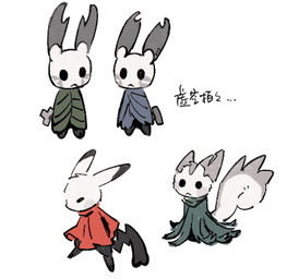 ambiguous_gender biped black_body black_eyes black_fur black_text cheek_spots cloak clothing ellipsis empty_eyes fur grey_body grey_fur group looking_at_another mouth_closed red_cloak red_clothing simple_background standing text white_background white_body white_fur aaasakawa hollow_knight_(franchise) nintendo pokemon team_cherry broken_vessel_(hollow_knight) hollow_knight_(character) hornet_(hollow_knight) the_knight_(hollow_knight) generation_1_pokemon generation_3_pokemon generation_4_pokemon minun pachirisu pikachu plusle pokemon_(species) 2026 crossover hi_res female_(lore)