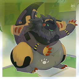 anthro anus anus_focus building duo excessive_feces fart fart_cloud fart_fetish farting_on_another feces feces_pile house hyper hyper_feces machine male male/male outside pooping pooping_on_another pooping_on_floor pooping_on_self protogen_visor scat_disposal size_difference spread_anus spreading mirok protogen 1:1 digital_media_(artwork) hi_res