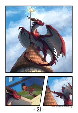ambiguous_gender blue_eyes building claws cloud countershade_torso countershading day digitigrade fangs feral finger_claws grass group horn long_neck long_tail membrane_(anatomy) membranous_wings outside plant pole quadruped red_body red_scales rooftop scales sharp_teeth sky snout solo_focus tail teeth toe_claws wing_claws wings vensart european_mythology mythology wings_of_fire dragon mythological_creature mythological_scalie scalie skywing_(wof) western_dragon comic hi_res shaded