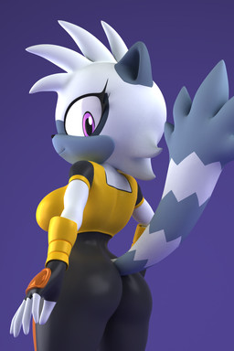 anthro butt female female_anthro solo tail argos90 idw_publishing sega sonic_the_hedgehog_(comics) sonic_the_hedgehog_(idw) sonic_the_hedgehog_(series) tangle_the_lemur lemur mammal primate ring-tailed_lemur strepsirrhine 2:3 3d_(artwork) blender_(artwork) blender_cycles_(artwork) digital_media_(artwork) hi_res tagme