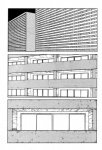 apartment border building concrete concrete_building concrete_wall condo external_wall facade not_furry outside wall_(structure) white_border window zero_pictured kago_shintaro comic grandfathered_content greyscale hi_res monochrome