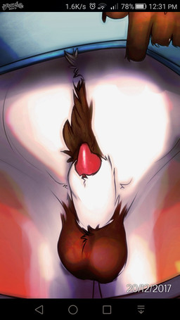 animal_genitalia animal_penis anthro balls biped brown_balls brown_body brown_fur canine_genitalia canine_penis claws crotch_shot finger_claws fur genital_shot genitals glistening glistening_genitalia glistening_penis lipsticking male orange_body orange_fur penis penis_shot penis_tip presenting presenting_penis pubes red_penis sheath solo white_body white_fur white_sheath yookie canid mammal 2017 9:16 dated hi_res signature