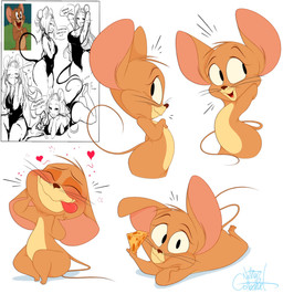 3_toes 4_fingers anthro arm_support bar_emanata big_ears biped black_emanata black_eyebrows black_eyes black_nose black_whiskers blush cheese closed_smile countershade_face countershade_fur countershade_torso countershading dairy_products ears_down ears_up emanata eyebrows eyelashes eyes_closed feet female fingers food fur hands_behind_head happy head_tuft holding_cheese leaning_on_elbow lying male male_anthro mouse_ears mouse_tail mouth_closed naturally_censored nude nude_anthro nude_male on_front one_ear_up open_mouth open_smile orange_body orange_ears orange_fur orange_inner_ear orange_tail orange_tuft pivoted_ears pose red_blush red_heart red_tongue shadow simple_background sitting small_feet smile tail tan_body tan_countershading text thin_tail toes tongue tongue_out tuft whiskers white_background wide_hipped_anthro wide_hipped_male wide_hips silentjack metro-goldwyn-mayer tom_and_jerry jerry_mouse mammal mouse murid murine rodent 2025 artist_name colored digital_drawing_(artwork) digital_media_(artwork) e621_post_recursion english_description hi_res reference_image signature